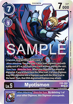 Myotismon (EX8-060) - Chain of Liberation (Rare) [EX-08-060]