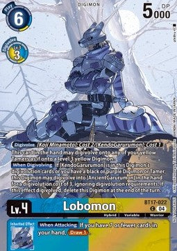 Lobomon (BT17-022) - Chain of Liberation (Alternative Art) [EX-08-BT17-022]