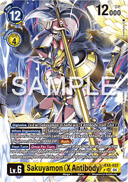 Sakuyamon (X Antibody) (EX8-037) (V.2) - Chain of Liberation (Alternative Art) [EX-08-037]