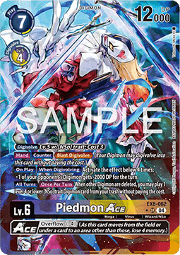 Piedmon Ace (EX8-062) (V.2) - Chain of Liberation (Alternative Art) [EX-08-062]