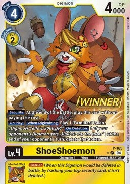 ShoeShoemon (P-165) - Official Tournament Pack Events (Alternative Art) [OTPE-P-165]
