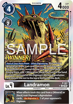 Landramon (P-167) - Official Tournament Pack Events (Alternative Art) [OTPE-P-167]