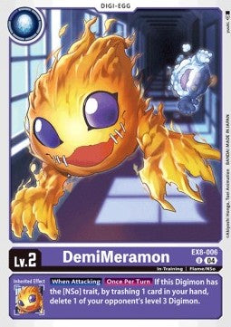 DemiMeramon (EX8-006) (V.1) - Chain of Liberation (Uncommon) [EX-08-006]