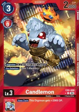 Candlemon (EX8-008) (V.2) - Chain of Liberation (Alternative Art) [EX-08-008]