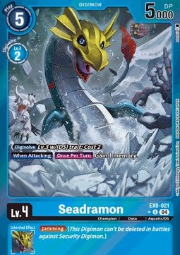 Seadramon (EX8-021) (V.2) - Chain of Liberation (Alternative Art) [EX-08-021]