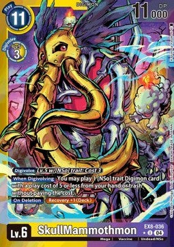 SkullMammothmon (EX8-036) (V.2) - Chain of Liberation (Alternative Art) [EX-08-036]