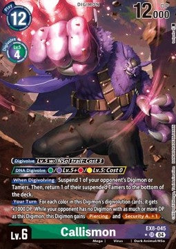 Callismon (EX8-045) (V.2) - Chain of Liberation (Alternative Art) [EX-08-045]