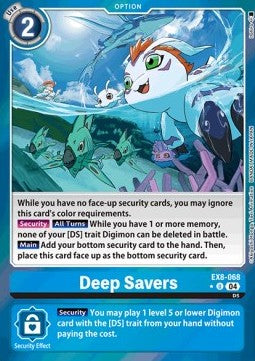 Deep Savers (EX8-068) (V.2) - Chain of Liberation (Alternative Art) [EX-08-068]