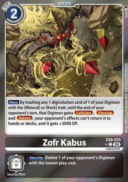 Zofr Kabus (EX8-070) (V.2) - Chain of Liberation (Alternative Art) [EX-08-070]