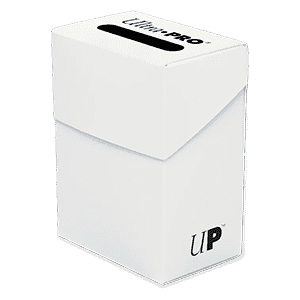 Ultra-Pro Solid White Deck Box (V.2)