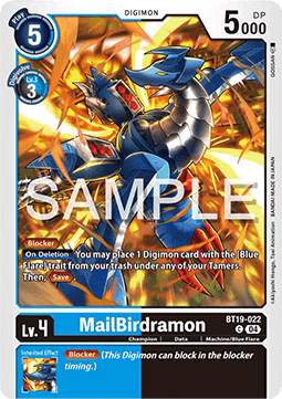 MailBirdramon (BT19-022) - Special Booster Ver 2.5 (Common) [SB2.5-BT19-022]