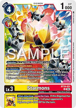 Starmons (BT19-031) - Special Booster Ver 2.5 (Common) [SB2.5-BT19-031]
