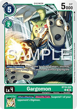 Gargomon (BT19-049) - Special Booster Ver 2.5 (Common) [SB2.5-BT19-049]