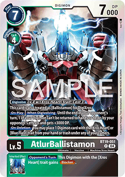 AtlurBallistamon (BT19-051) - Special Booster Ver 2.5 (Rare) [SB2.5-BT19-051]