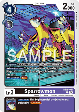 Sparrowmon (BT19-057) - Special Booster Ver 2.5 (Common) [SB2.5-BT19-057]