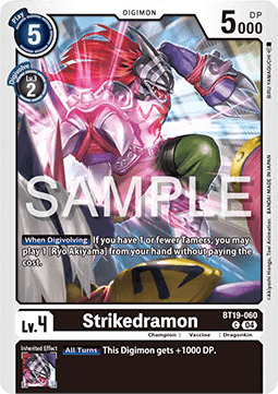 Strikedramon (BT19-060) - Special Booster Ver 2.5 (Common) [SB2.5-BT19-060]