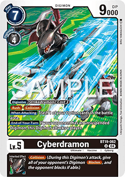 Cyberdramon (BT19-062) - Special Booster Ver 2.5 (Uncommon) [SB2.5-BT19-062]