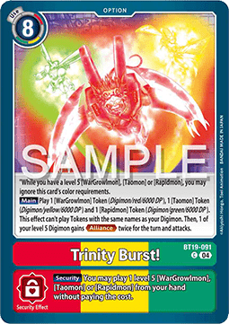 Trinity Burst! (BT19-091) - Special Booster Ver 2.5 (Common) [SB2.5-BT19-091]