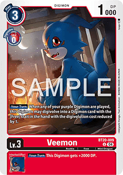 Veemon (BT20-009) - Special Booster Ver 2.5 (Uncommon) [SB2.5-009]