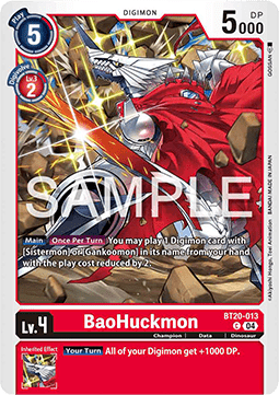 BaoHuckmon (BT20-013) - Special Booster Ver 2.5 (Common) [SB2.5-013]