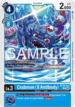 Crabmon (X Antibody) (BT20-022) - Special Booster Ver 2.5 (Common) [SB2.5-022]