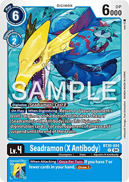 Seadramon (X Antibody) (BT20-024) - Special Booster Ver 2.5 (Common) [SB2.5-024]