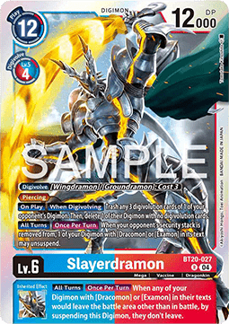 Slayerdramon (BT20-027) - Special Booster Ver 2.5 (Rare) [SB2.5-027]