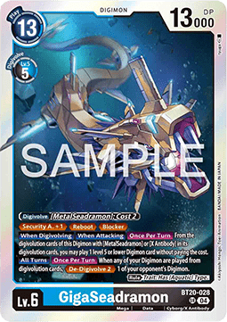 GigaSeadramon (BT20-028) (V.1) - Special Booster Ver 2.5 (Super Rare) [SB2.5-028]