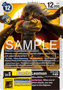 BanchoLeomon (BT20-036) - Special Booster Ver 2.5 (Uncommon) [SB2.5-036]