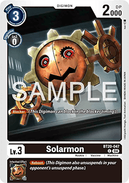 Solarmon (BT20-047) - Special Booster Ver 2.5 (Common) [SB2.5-047]