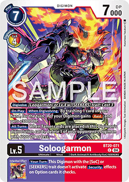 Soloogarmon (BT20-071) - Special Booster Ver 2.5 (Common) [SB2.5-071]