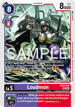 Loudmon (BT20-075) - Special Booster Ver 2.5 (Uncommon) [SB2.5-075]