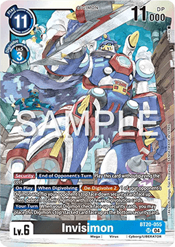 Invisimon (BT20-055) (V.1) - Special Booster Ver 2.5 (Super Rare) [SB2.5-055]