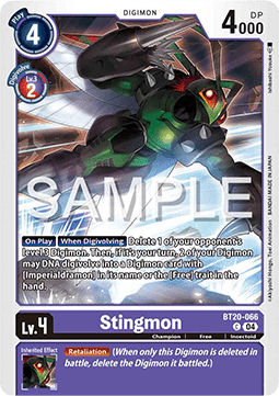 Stingmon (BT20-066) - Special Booster Ver 2.5 (Common) [SB2.5-066]