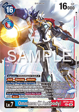 Omnimon (X Antibody) (BT20-102) (V.1) - Special Booster Ver 2.5 (Secret Rare) [SB2.5-102]