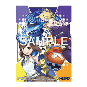 60 Official 2025 Ver. 1.0 "Arisa & Violet" Sleeves - Digimon Products