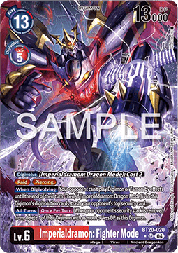 Imperialdramon: Fighter Mode (BT20-020) (V.2) - Special Booster Ver 2.5 (Alternative Art) [SB2.5-020]