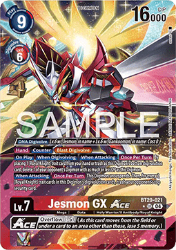 Jesmon GX Ace (BT20-021) (V.2) - Special Booster Ver 2.5 (Alternative Art) [SB2.5-021]