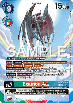 Examon Ace (BT20-045) (V.3) - Special Booster Ver 2.5 (Special) [SB2.5-045]