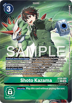 Shoto Kazama (BT20-085) (V.2) - Special Booster Ver 2.5 (Alternative Art) [SB2.5-085]