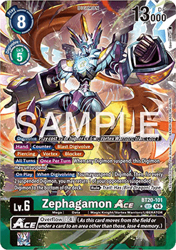 Zephagamon Ace (BT20-101) (V.2) - Special Booster Ver 2.5 (Alternative Art) [SB2.5-101]