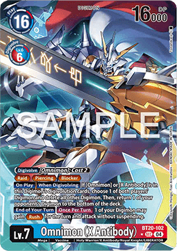 Omnimon (X Antibody) (BT20-102) (V.2) - Special Booster Ver 2.5 (Alternative Art) [SB2.5-102]