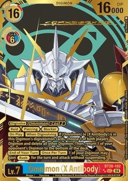 Omnimon (X Antibody) (BT20-102) (V.3) - Special Booster Ver 2.5 (Alternative Art) [SB2.5-102]