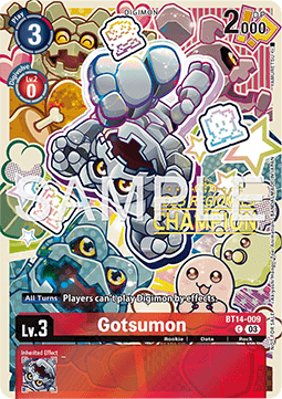 Gotsumon (BT14-009) (V.3) - Championship 2025 Promos (Alternative Art) [CP25-BT14-009]