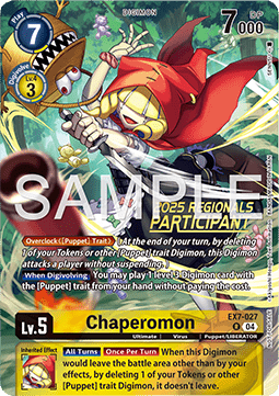 Chaperomon (EX7-027) (V.1) - Championship 2025 Promos (Alternative Art) [CP25-EX7-027]