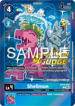 Shellmon (BT19-019) - Judge Promos (Alternative Art) [JP-BT19-019]