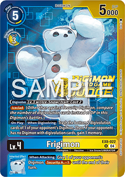 Frigimon (EX8-022) - Judge Promos (Alternative Art) [JP-EX8-022]