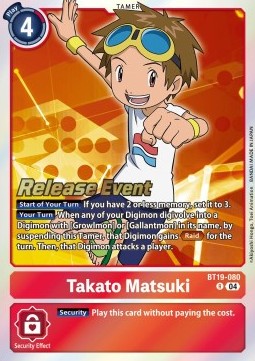 Takato Matsuki (BT19-080) (V.2) - Promos: Special Booster Ver 2.5 (Alternative Art) [SB2.5P-BT19-080]