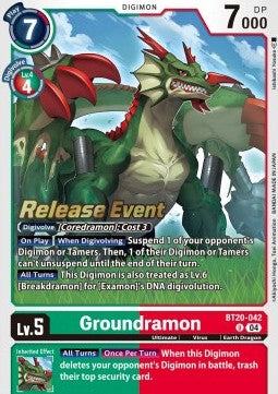 Groundramon (BT20-042) - Promos: Special Booster Ver 2.5 (Alternative Art) [SB2.5P-BT20-042]