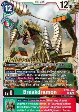 Breakdramon (BT20-044) - Promos: Special Booster Ver 2.5 (Alternative Art) [SB2.5P-BT20-044]